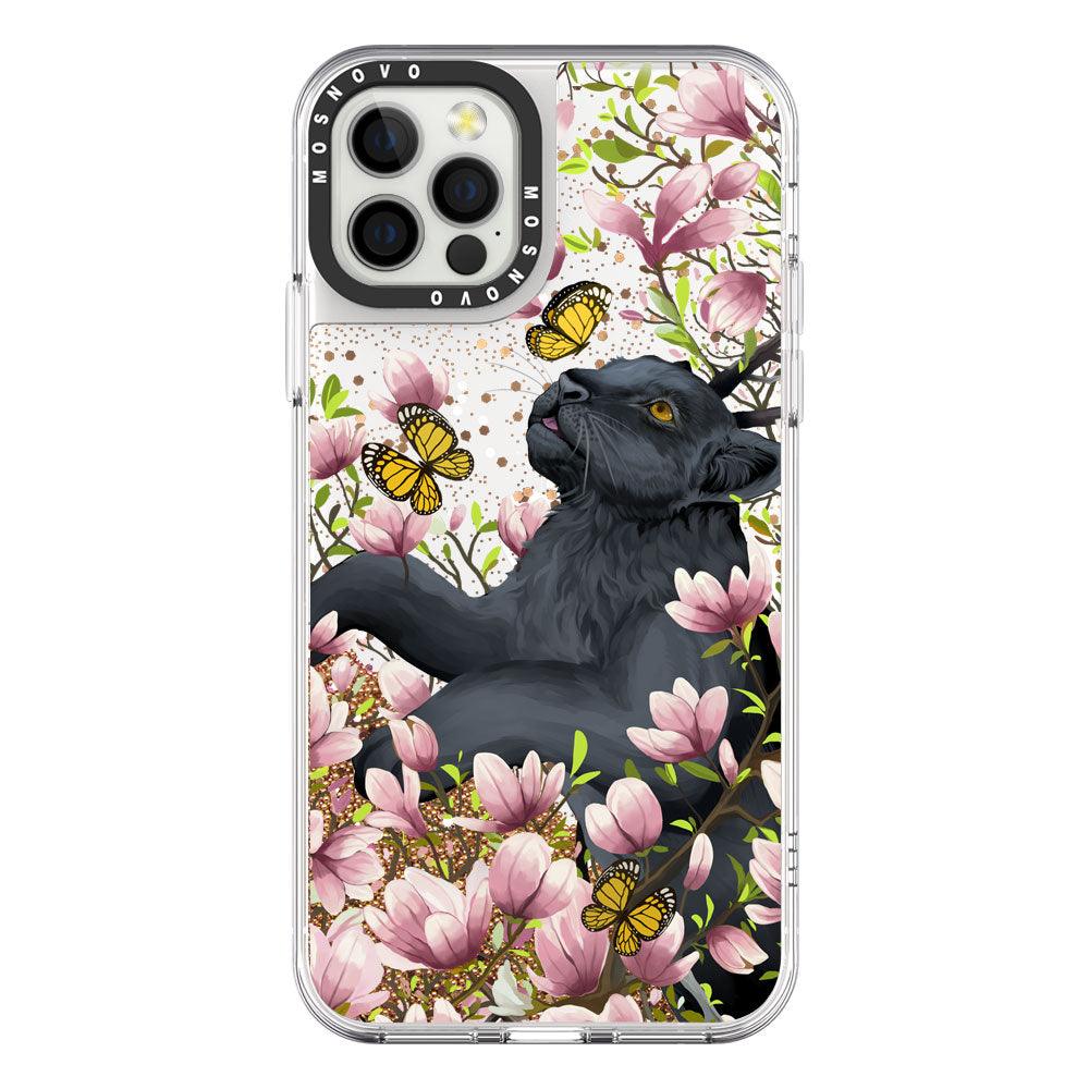 Black Panther Glitter Phone Case - iPhone 12 Pro Max Case