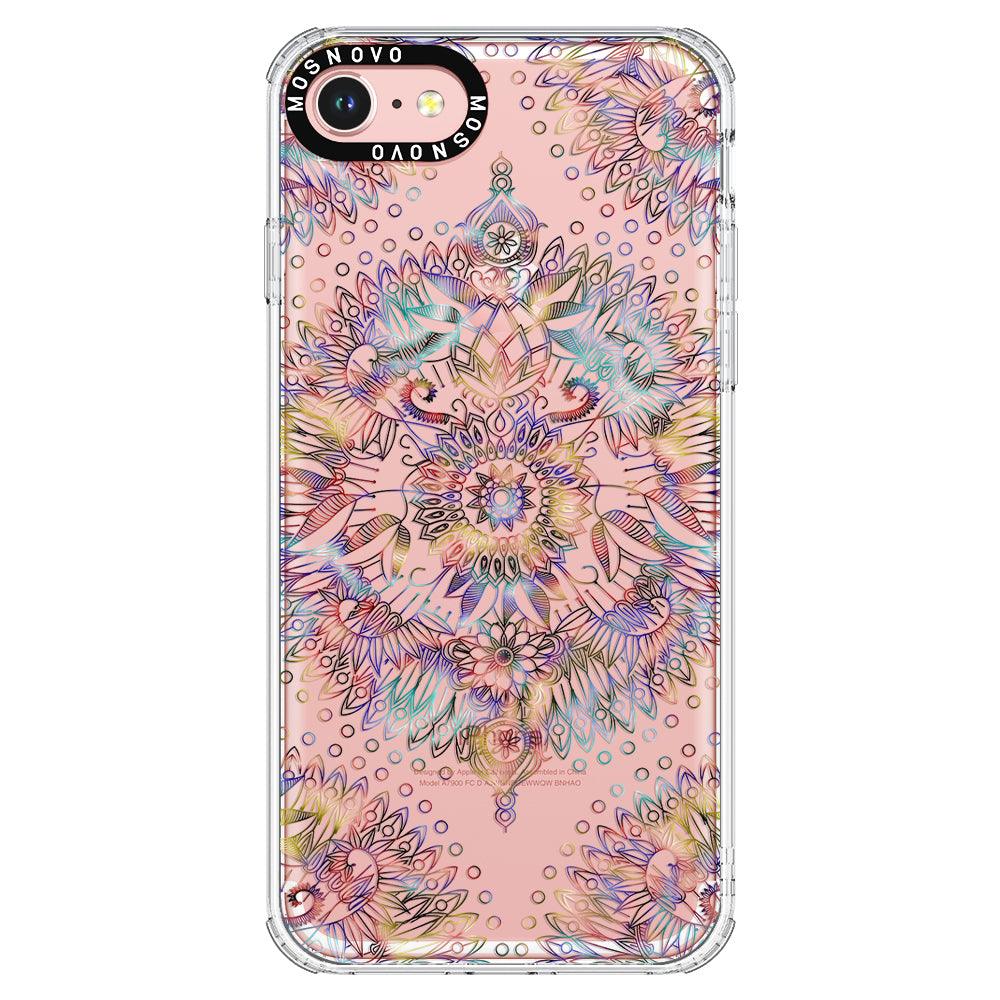 Rainbow Mandala Phone Case - iPhone 8 Case