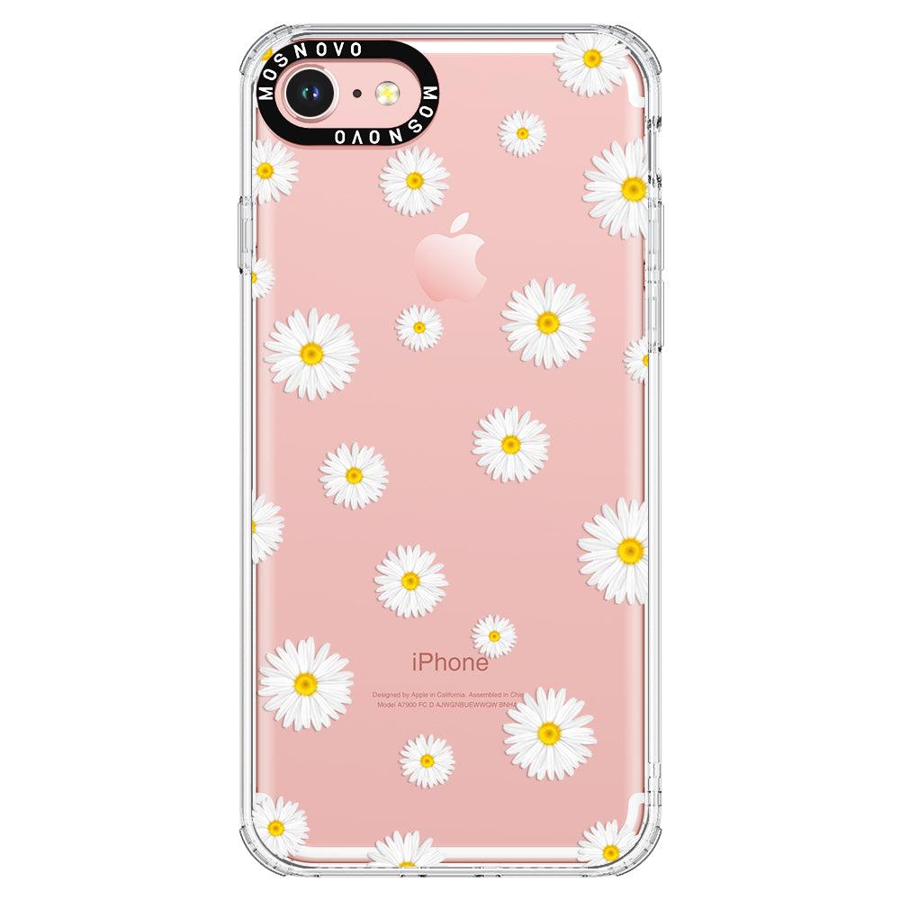 White Daisy Phone Case - iPhone 8 Case