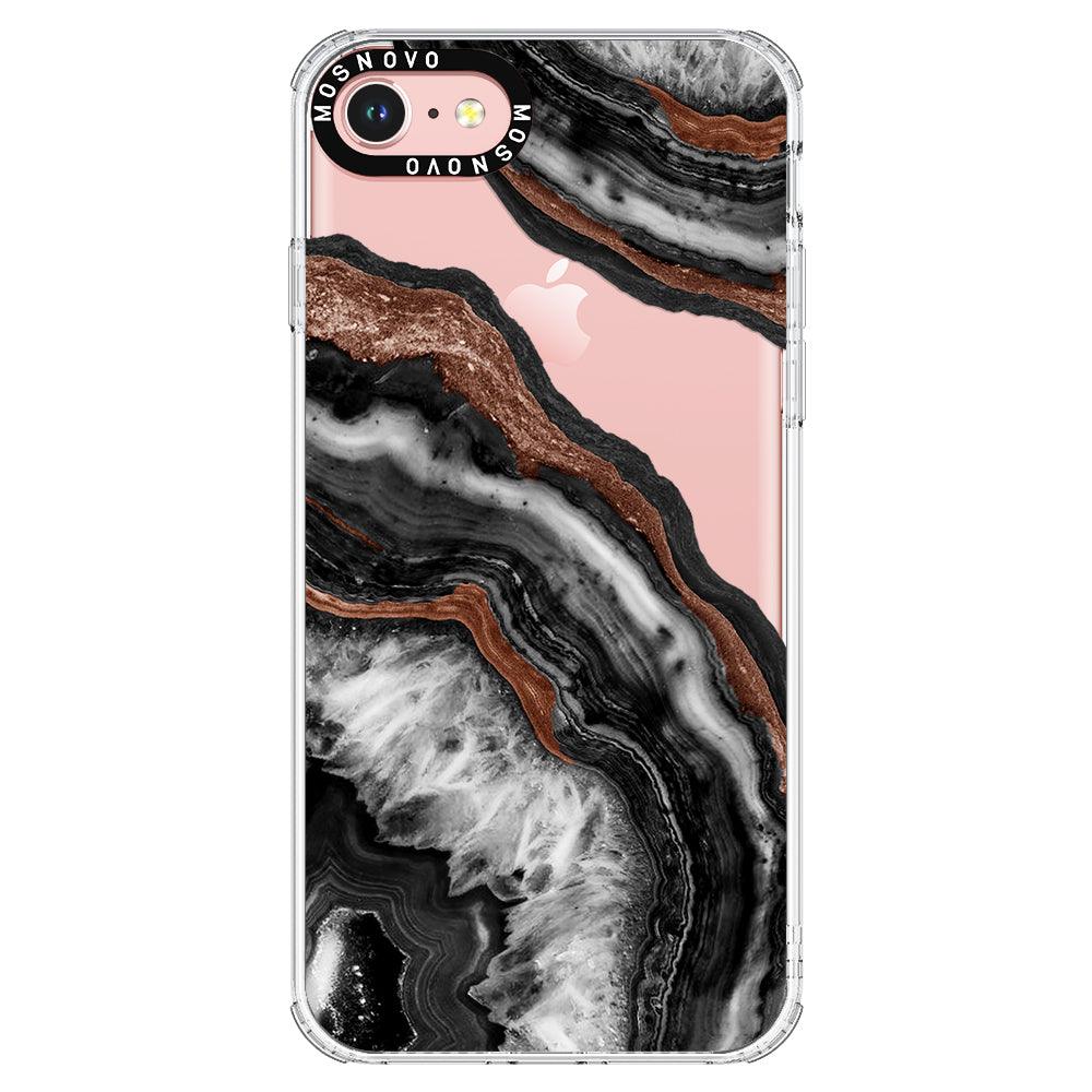 Black Agate Phone Case - iPhone 8 Case