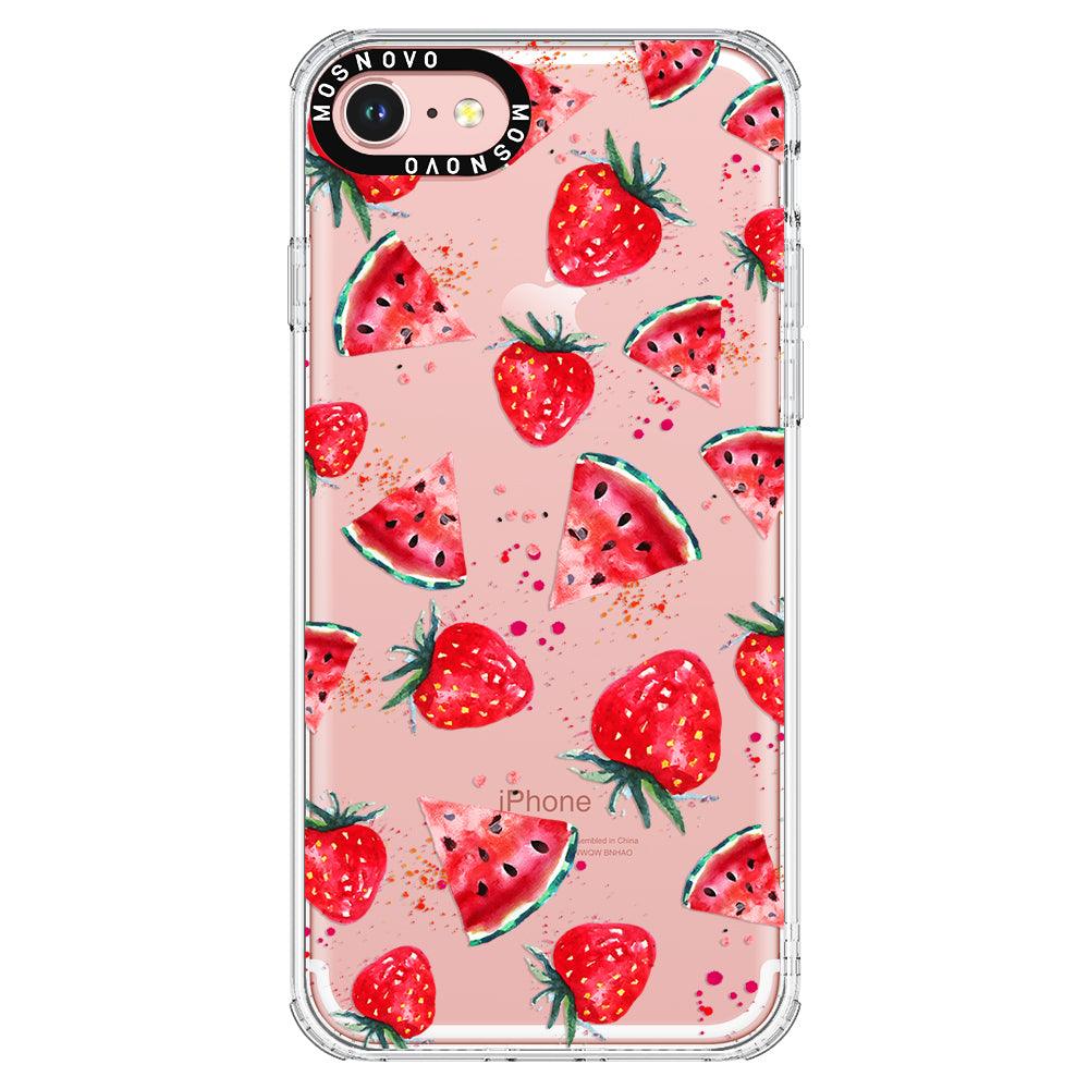 Watermelon Strawberry Phone Case - iPhone 8 Case