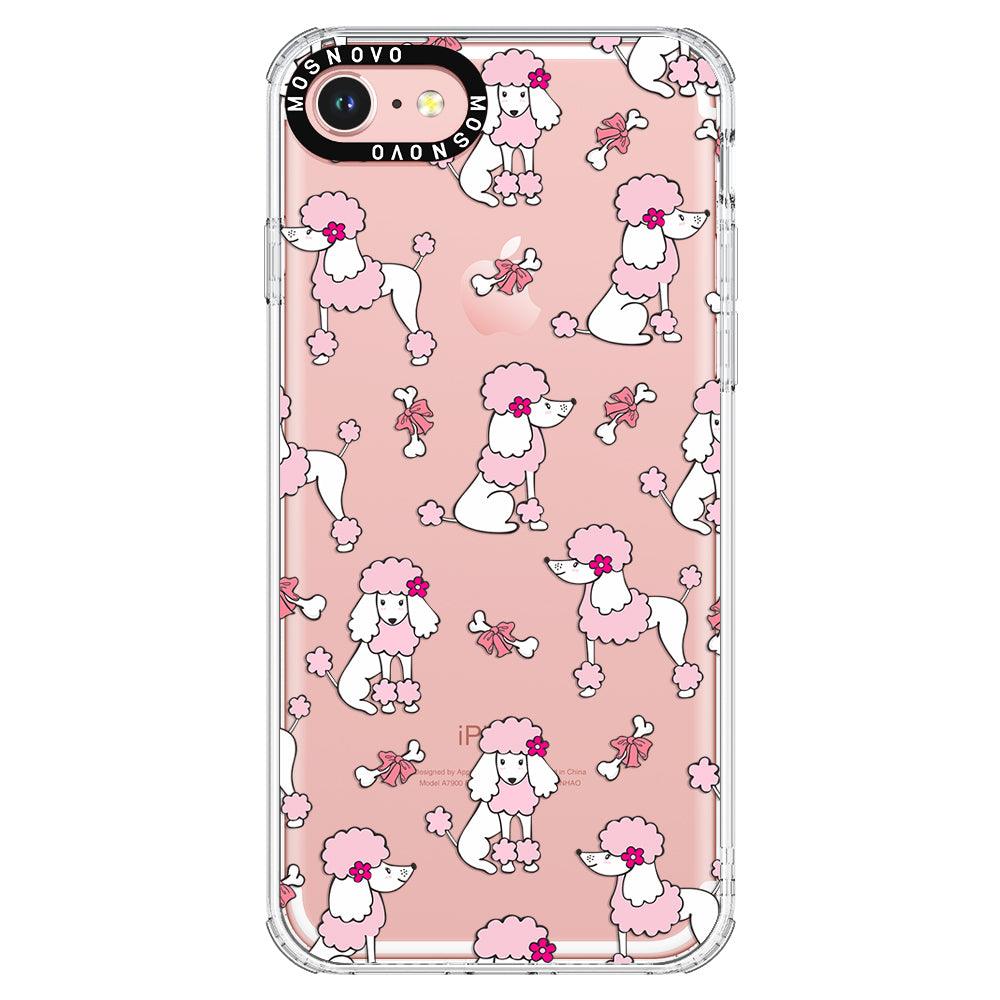 Pink Poodle Phone Case - iPhone 8 Case