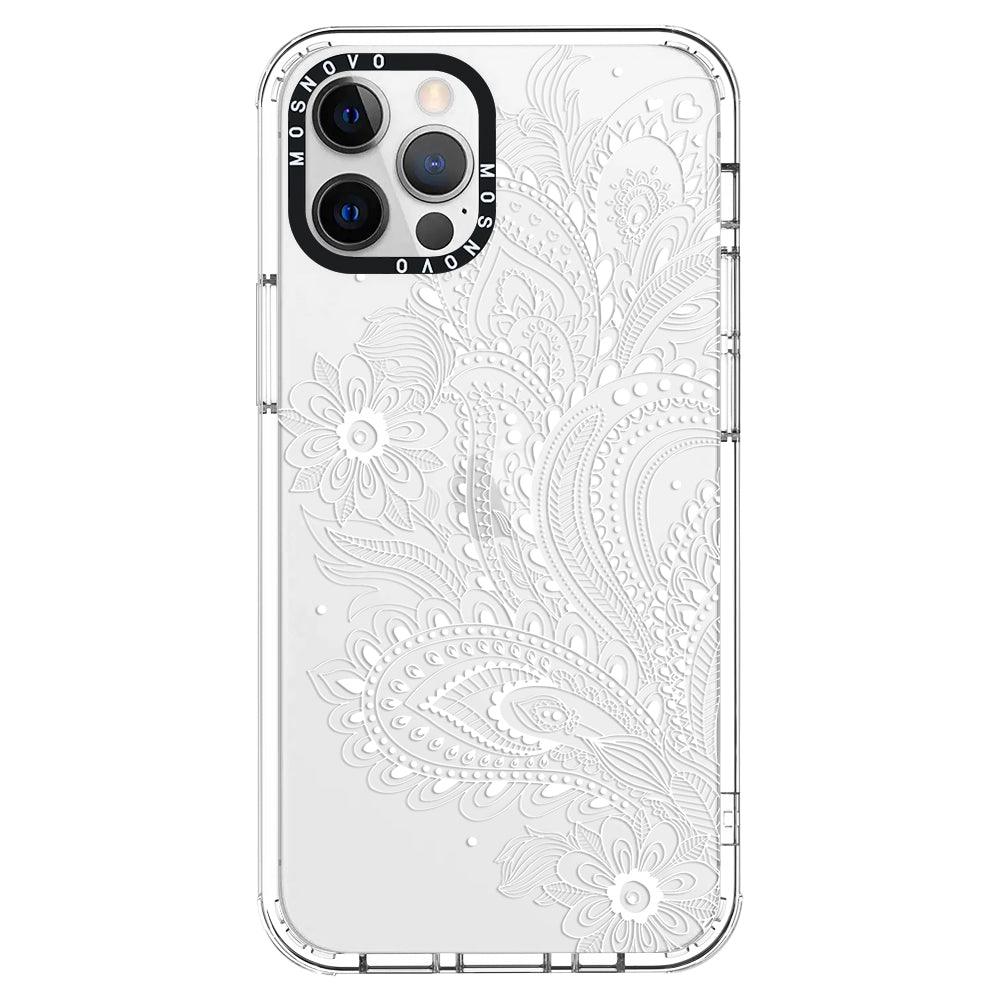 Aesthetic Flower Henna Phone Case - iPhone 12 Pro Max Case