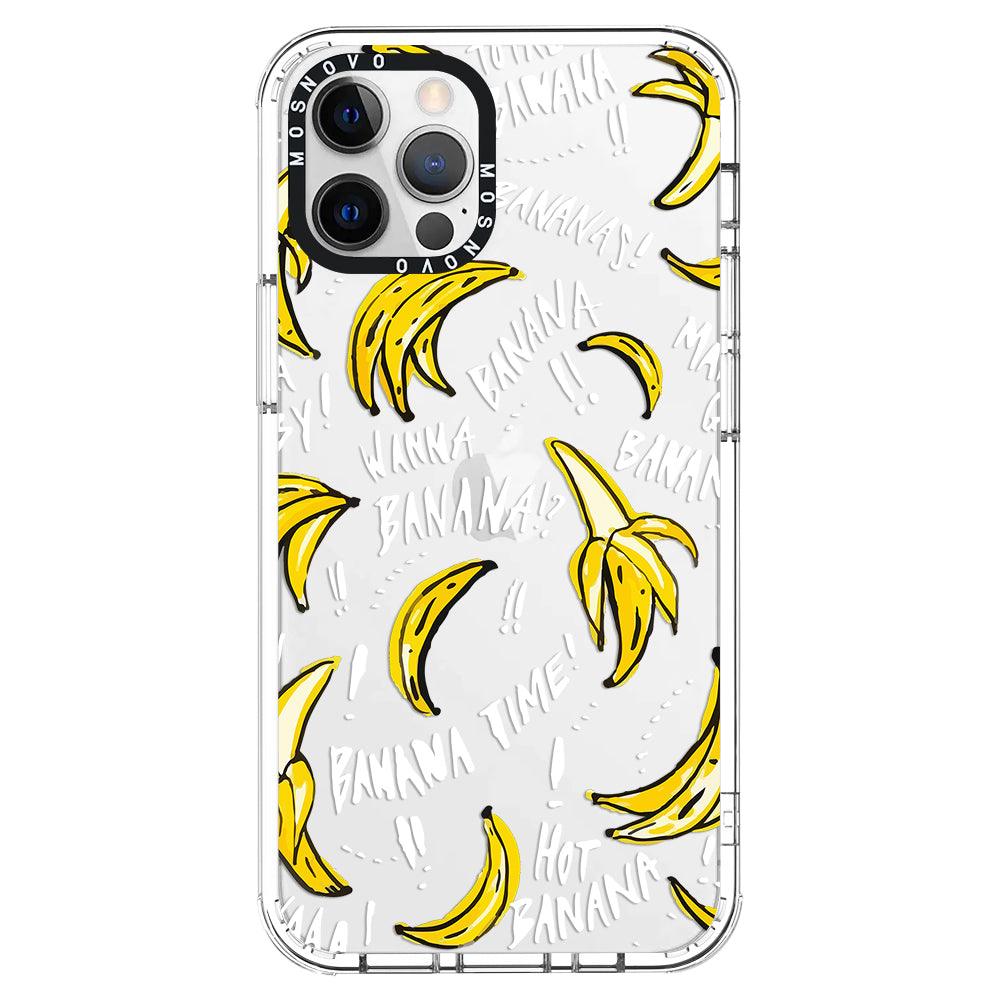 Banana Banana Phone Case - iPhone 12 Pro Max Case