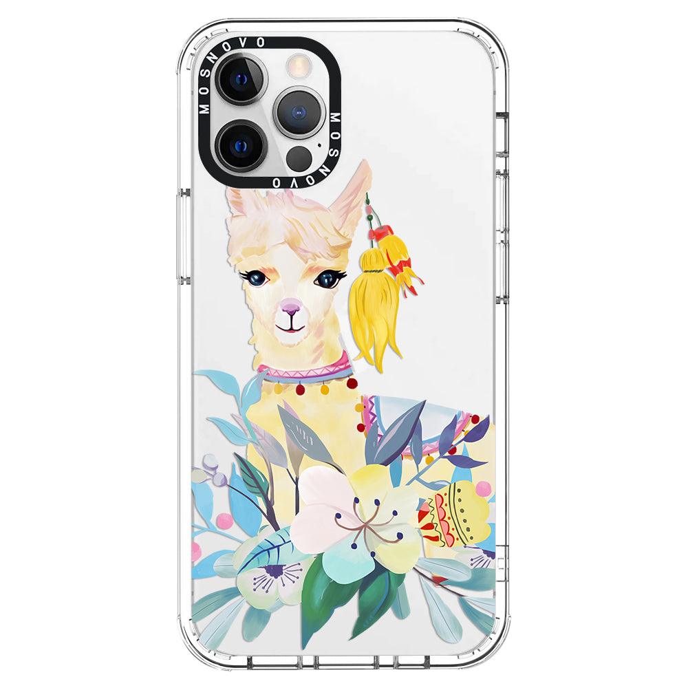 Boho Llama Phone Case - iPhone 12 Pro Max Case