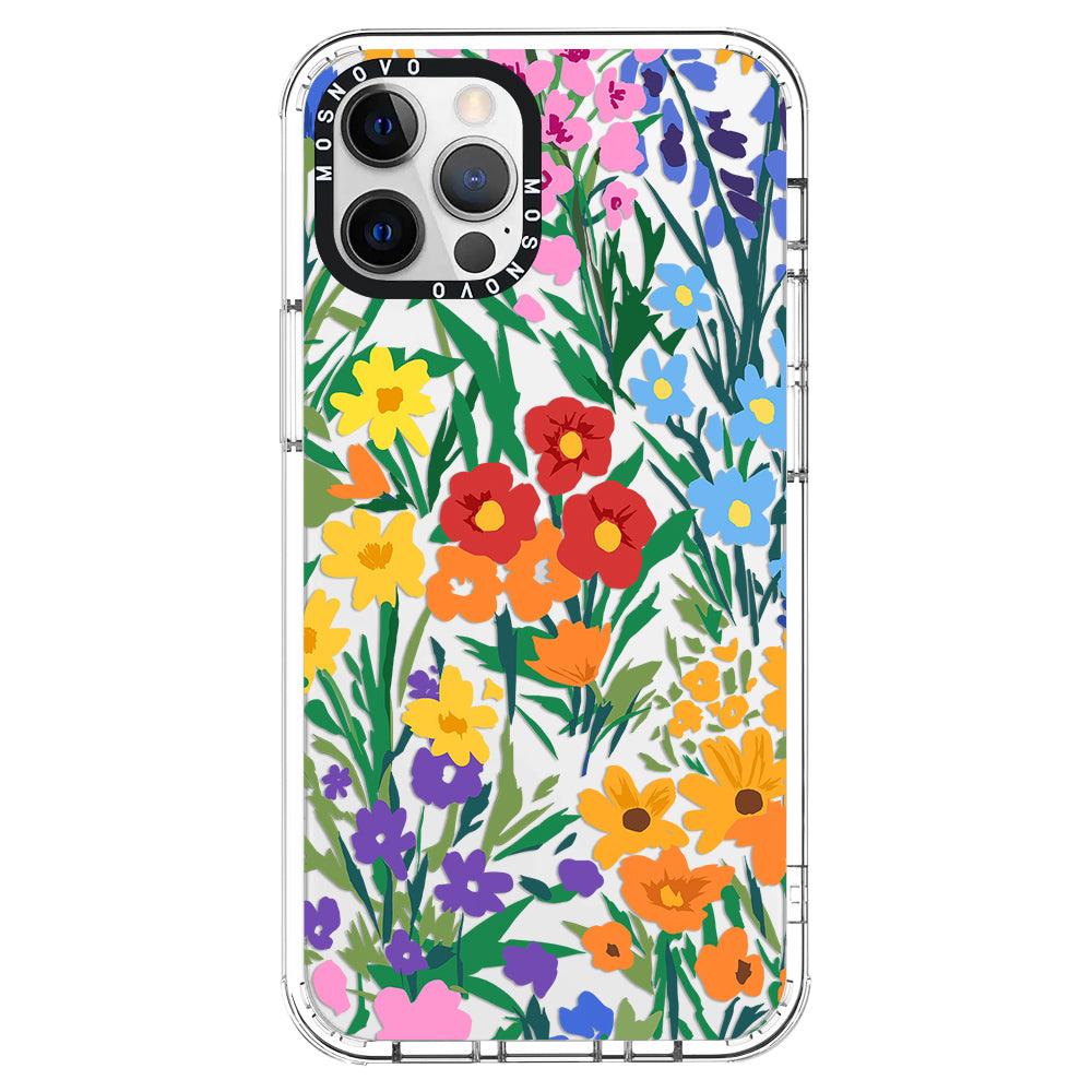 Spring Botanical Flower Phone Case - iPhone 12 Pro Max Case