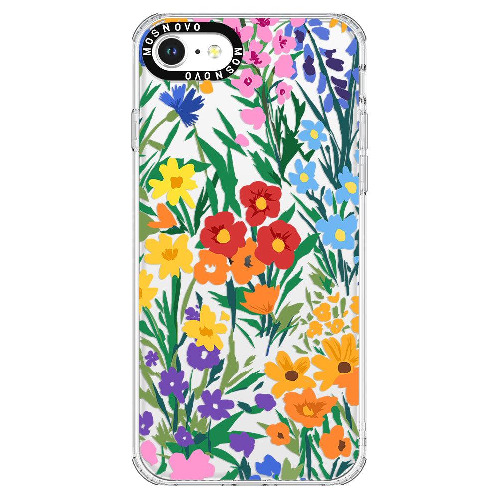 Spring Botanical Flower Phone Case - iPhone SE 2020 Case