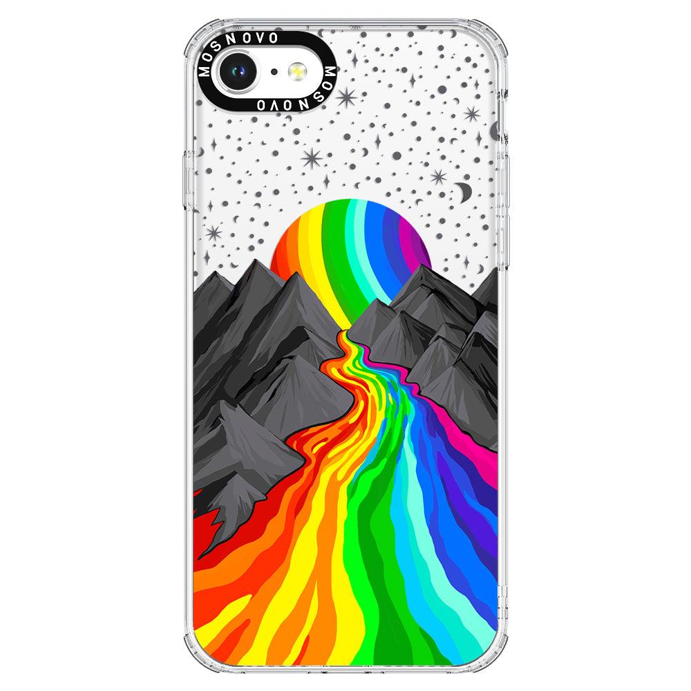 Rainbow Volcano Phone Case - iPhone SE 2020 Case