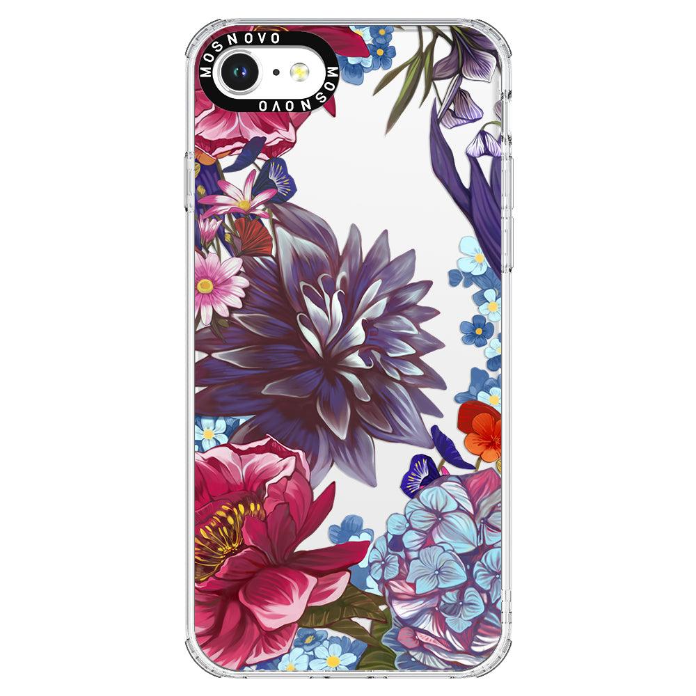 Lilac Floral Phone Case - iPhone SE 2020 Case