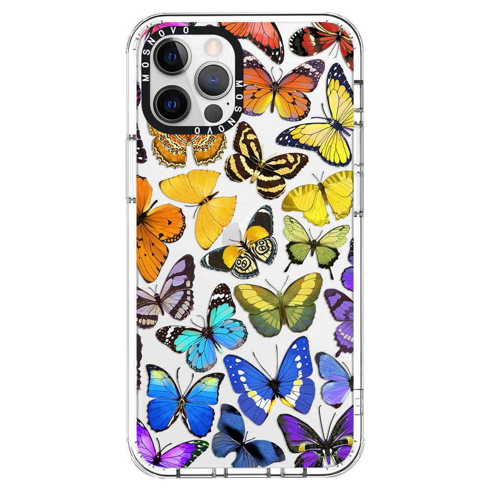 Rainbow Butterfly Phone Case - iPhone 12 Pro Max Case