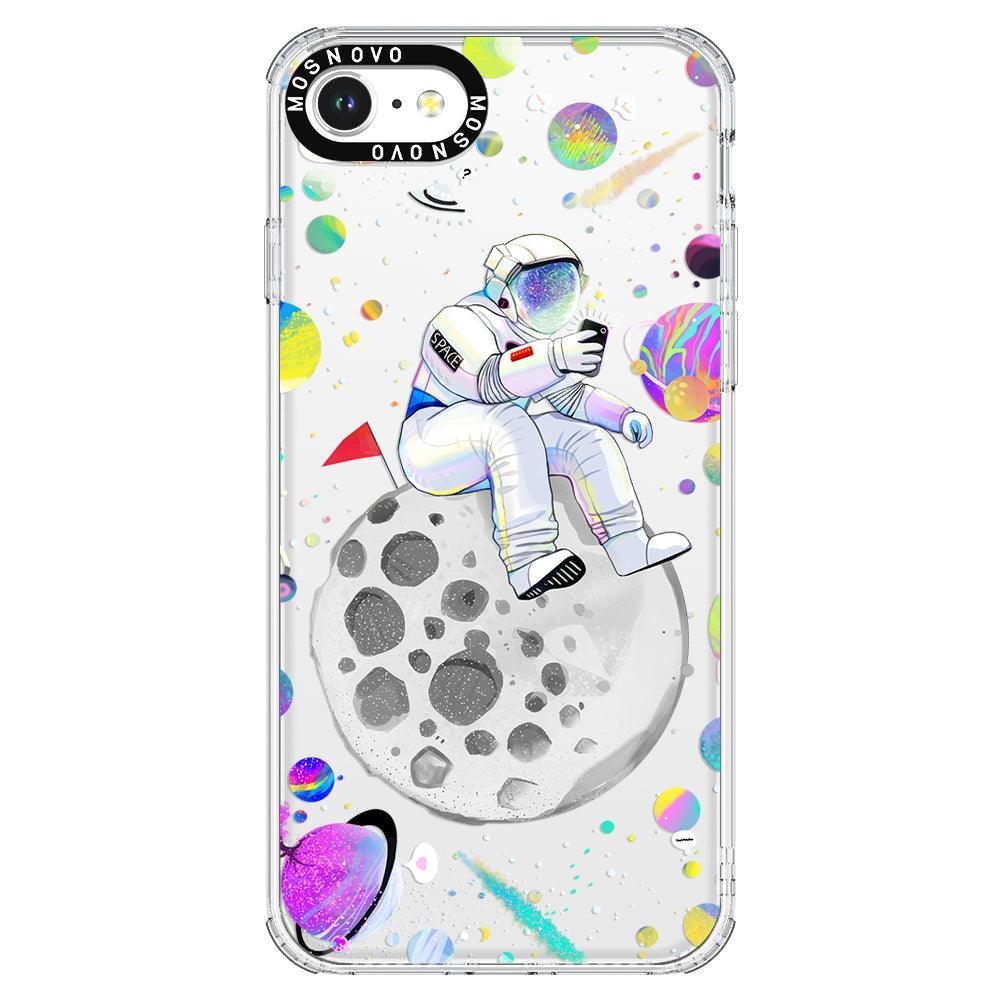 Astronaut Selfie Phone Case - iPhone SE 2020 Case