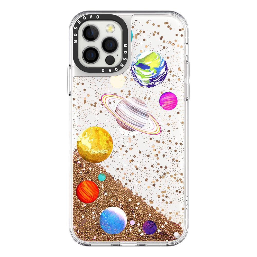 The Planet Glitter Phone Case - iPhone 12 Pro Max Case