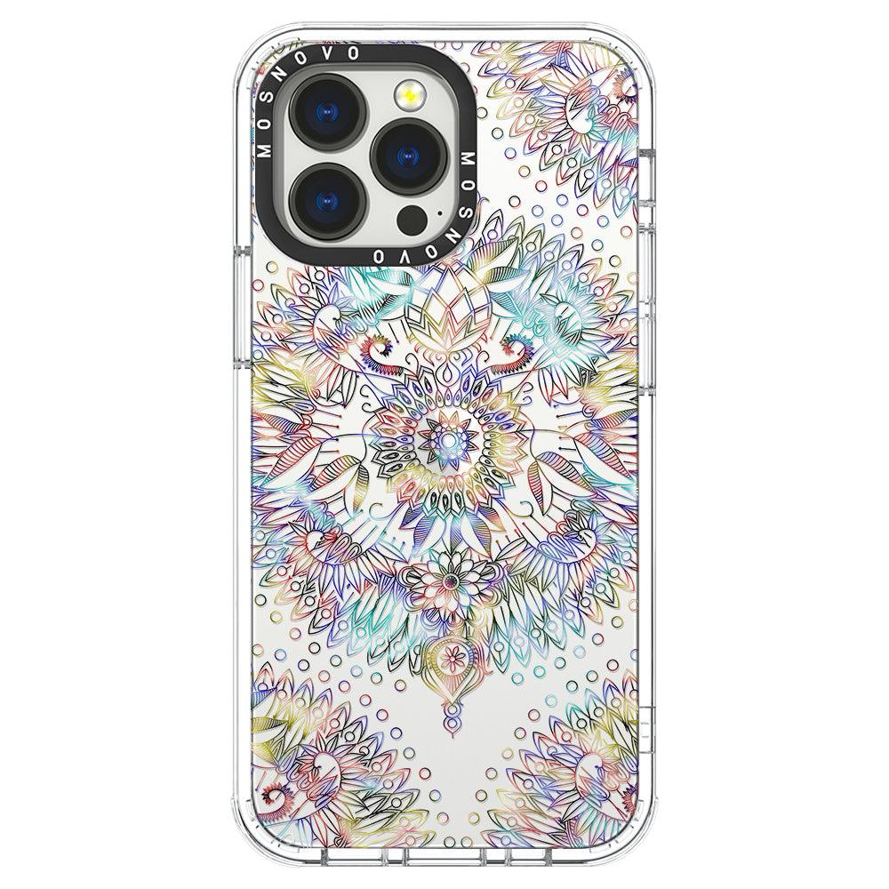 Rainbow Mandala Phone Case - iPhone 13 Pro Case