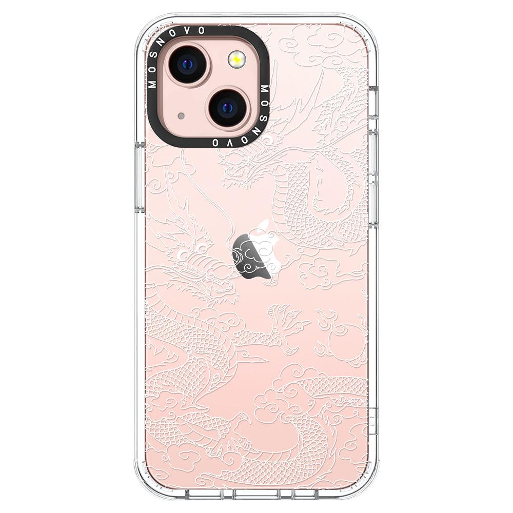 White Dragon Phone Case - iPhone 13 Mini Case