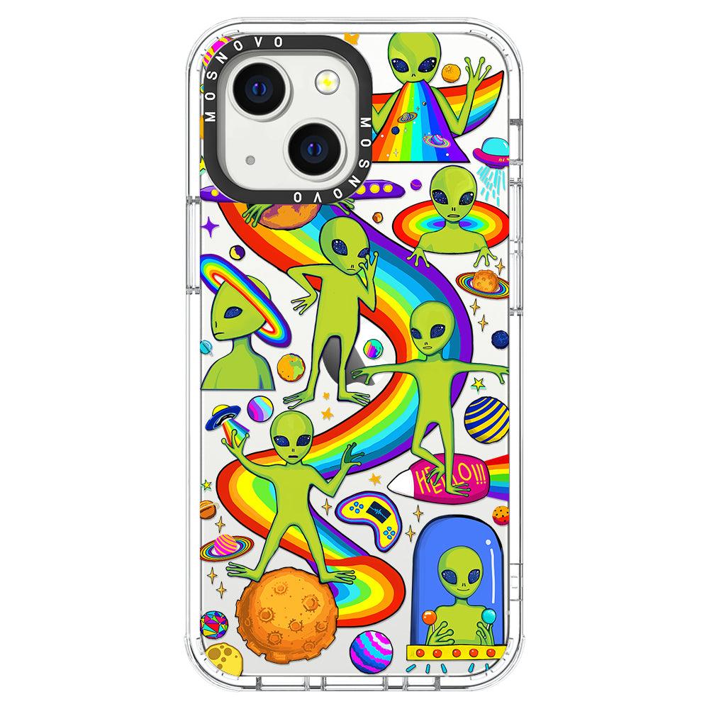 Alien Land Phone Case - iPhone 13 Mini Case