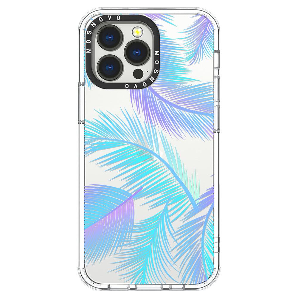 Gradient Tropical Palm Leaf Phone Case - iPhone 13 Pro Case