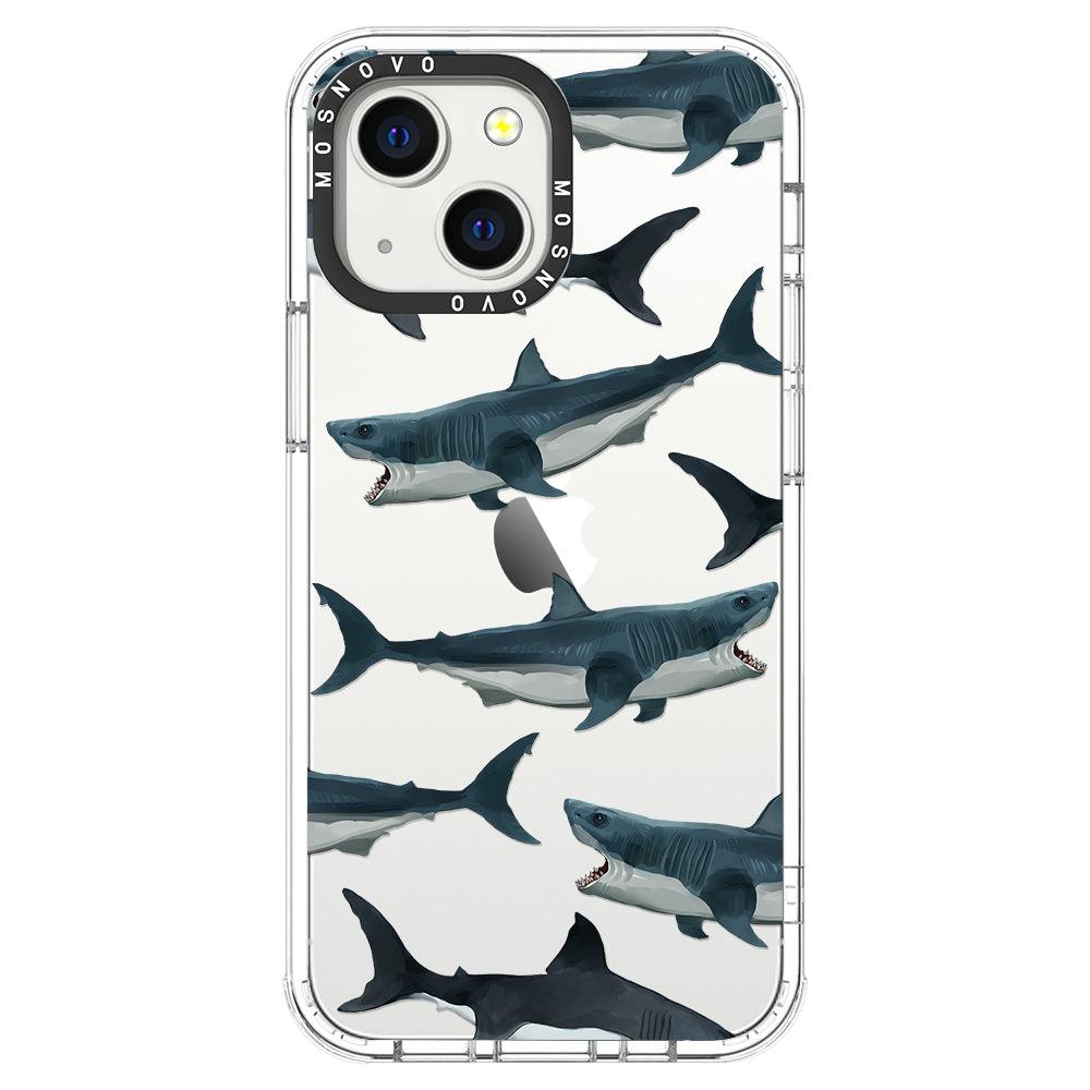 Great White Shark Phone Case - iPhone 13 Mini Case