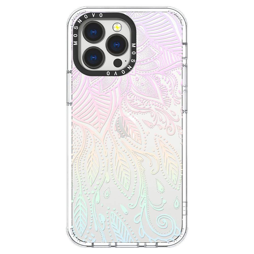 Pastel Rainbow Mandala Phone Case - iPhone 13 Pro Case