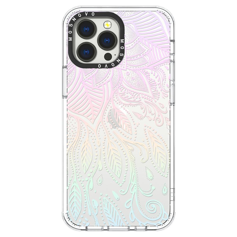 Pastel Rainbow Mandala Phone Case - iPhone 13 Pro Max Case