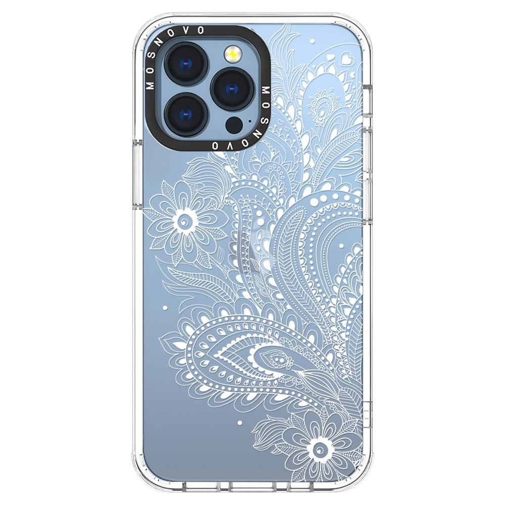 Aesthetic Flower Henna Phone Case - iPhone 13 Pro Case