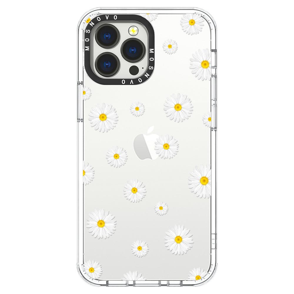 White Daisy Phone Case - iPhone 13 Pro Max Case