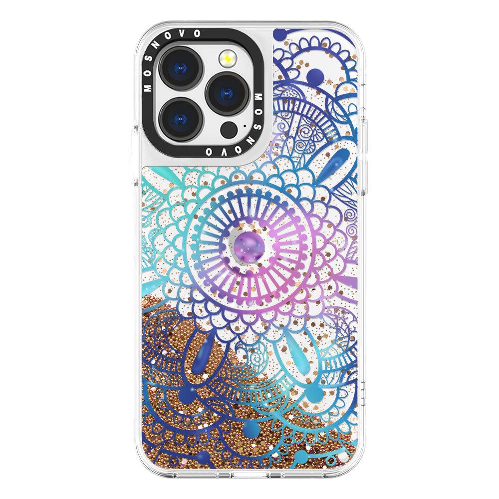 Galaxy Mandala Glitter Phone Case - iPhone 13 Pro Case