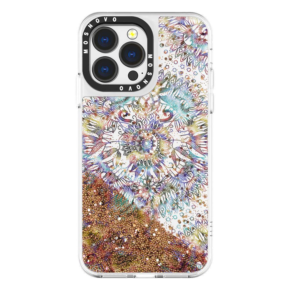 Ombre Mandala Glitter Phone Case - iPhone 13 Pro Case