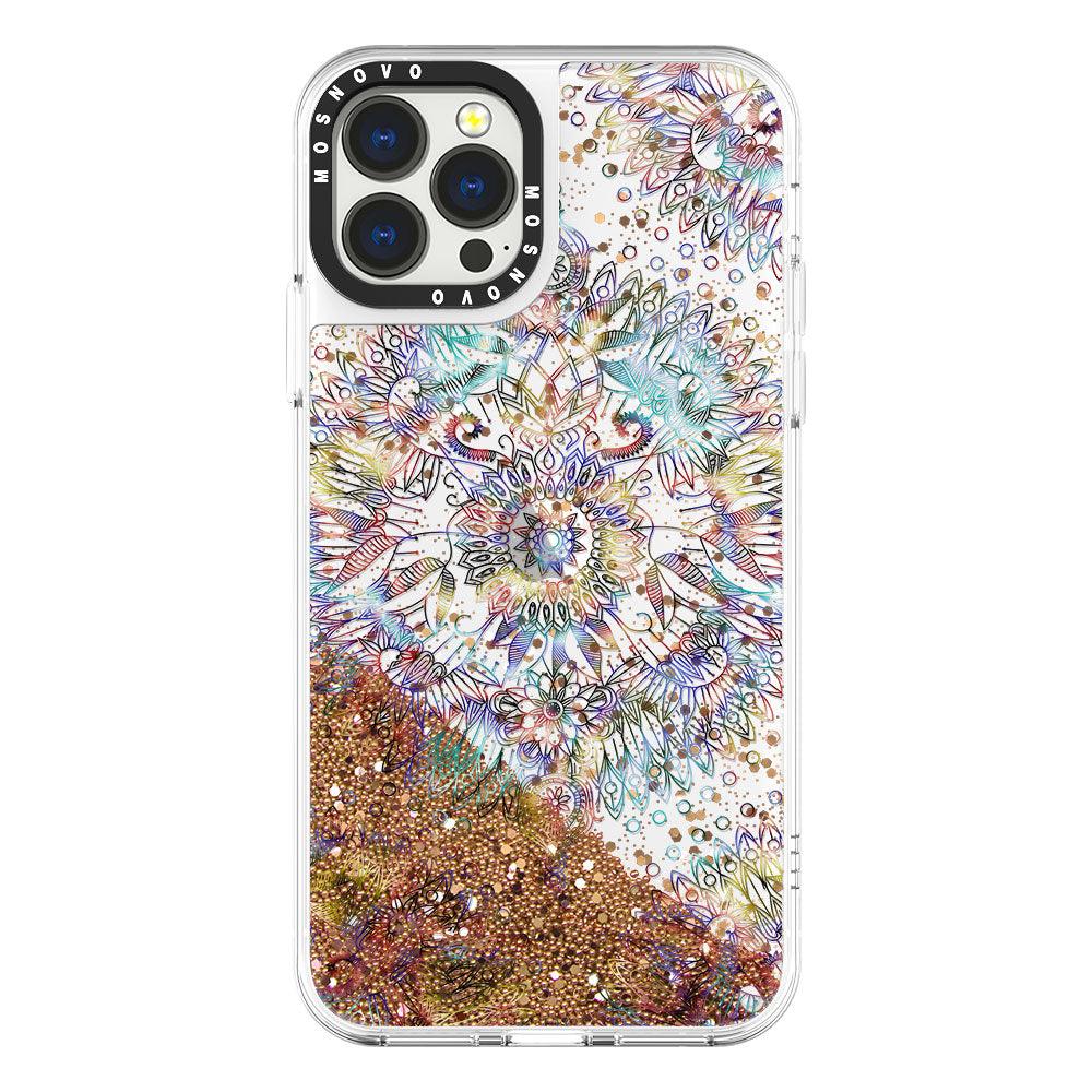 Ombre Mandala Glitter Phone Case - iPhone 13 Pro Max Case