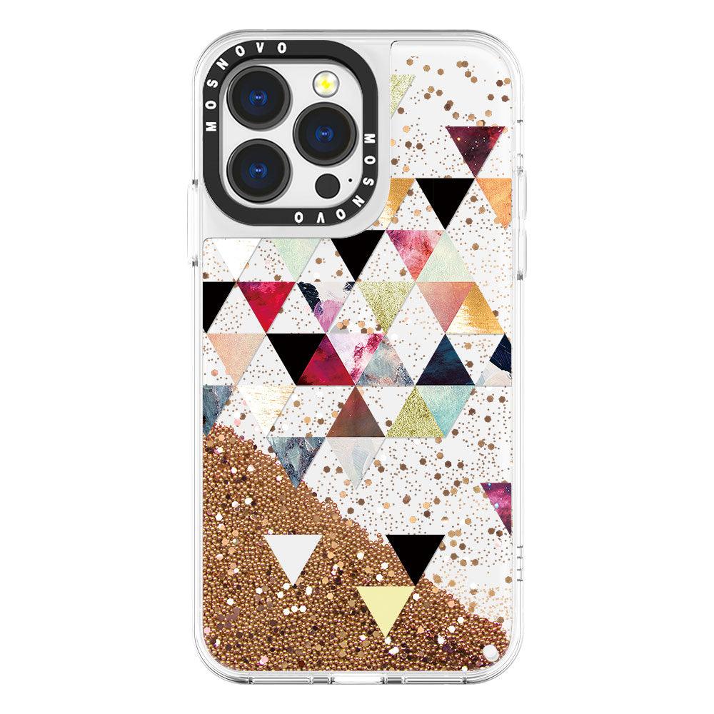 Fashion Marble Elements Glitter Phone Case - iPhone 13 Pro Case