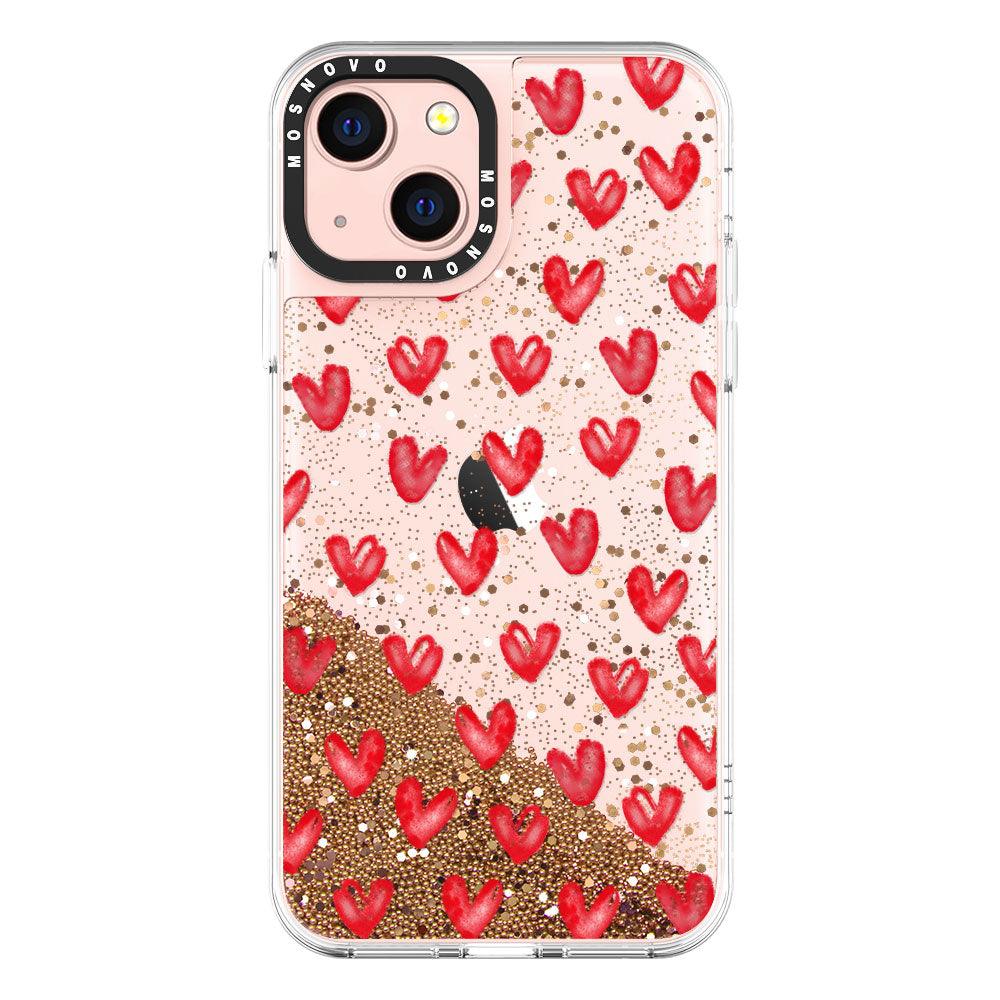 Love Glitter Phone Case - iPhone 13 Case