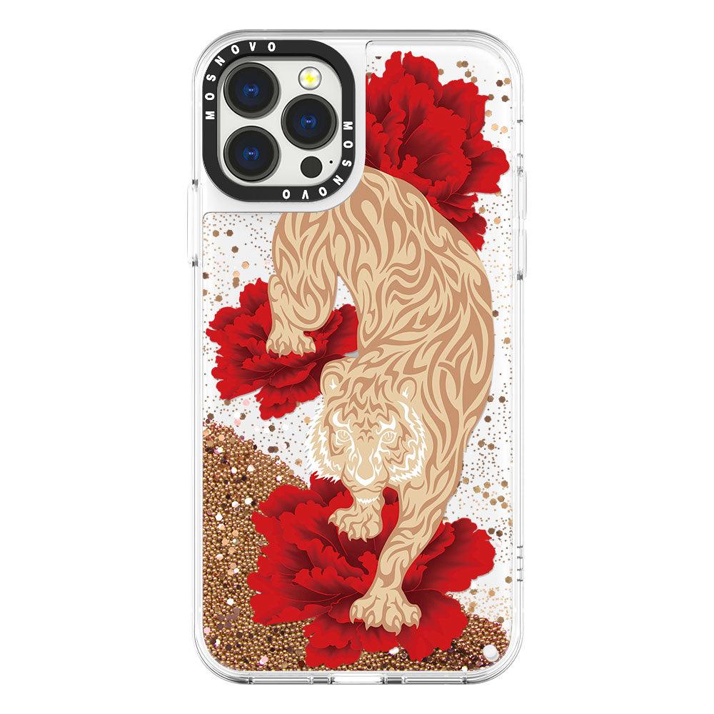 Tiger Glitter Phone Case - iPhone 13 Pro Max Case