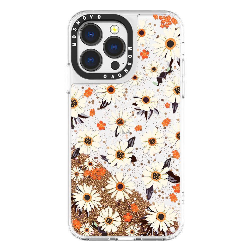 Spring Daisy Glitter Phone Case - iPhone 13 Pro Case