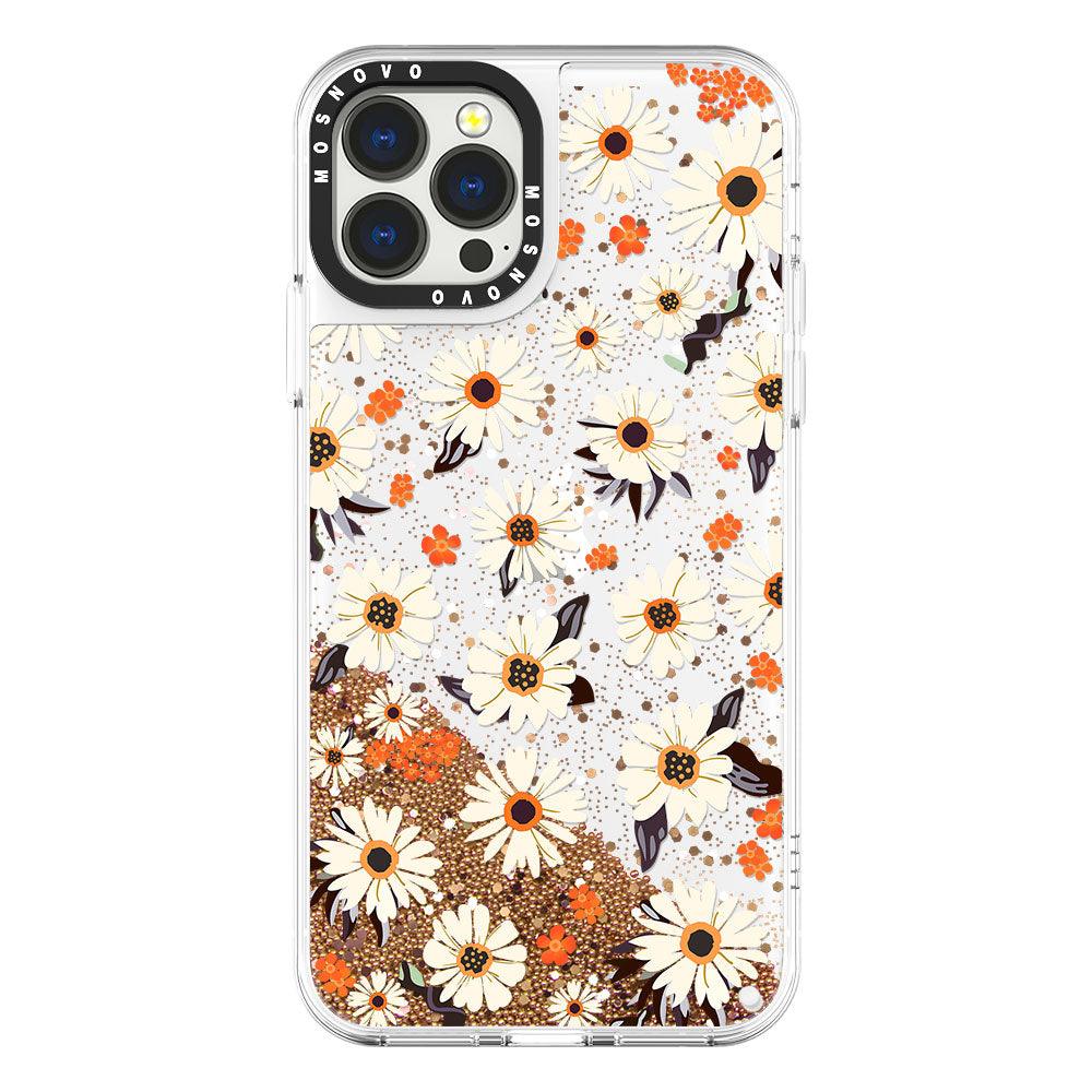 Spring Daisy Glitter Phone Case - iPhone 13 Pro Max Case