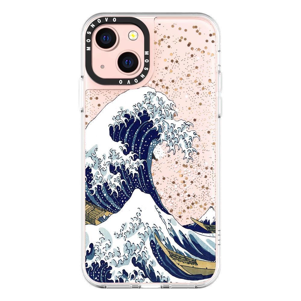 Tokyo Wave Glitter Phone Case - iPhone 13 Case