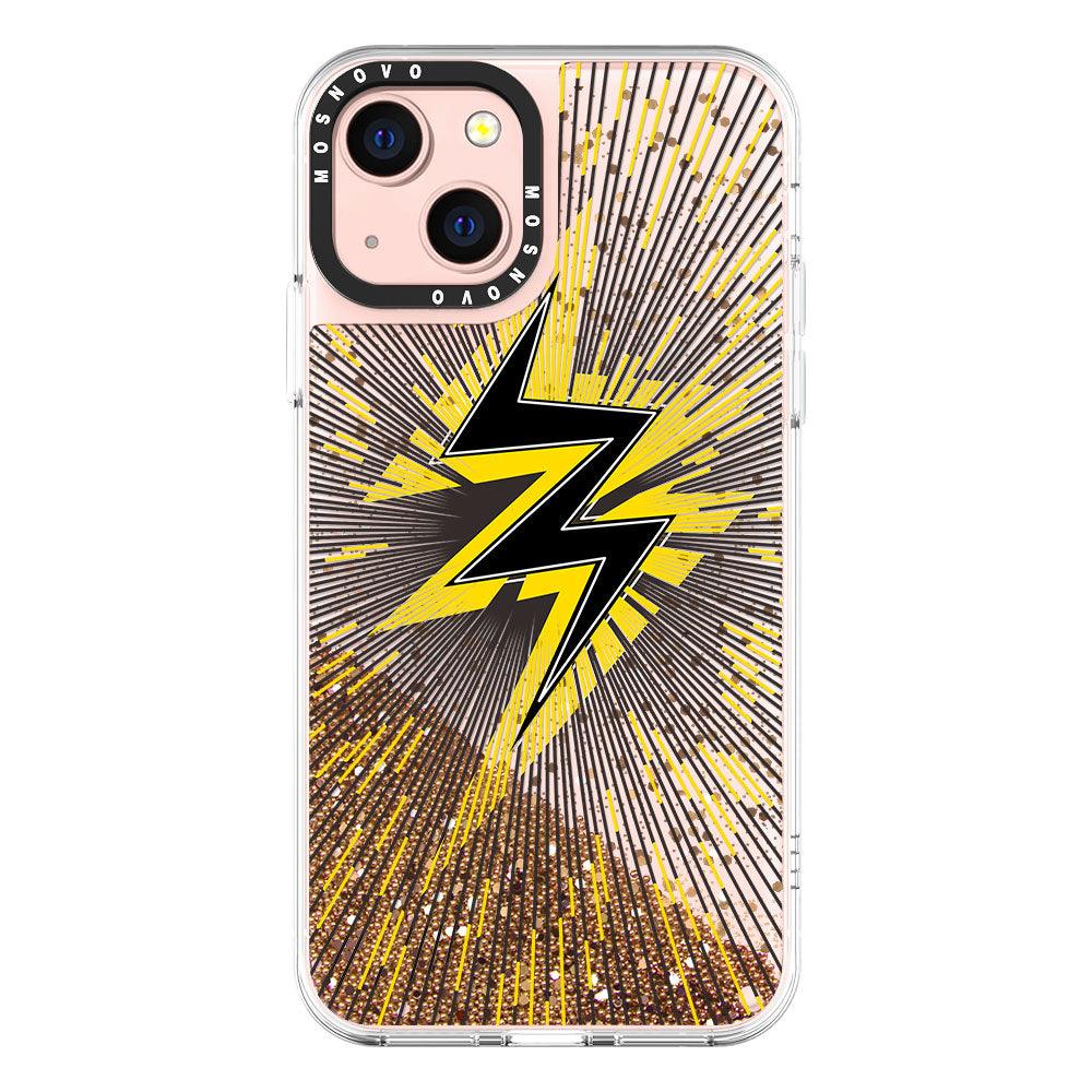 Lightning Glitter Phone Case - iPhone 13 Case