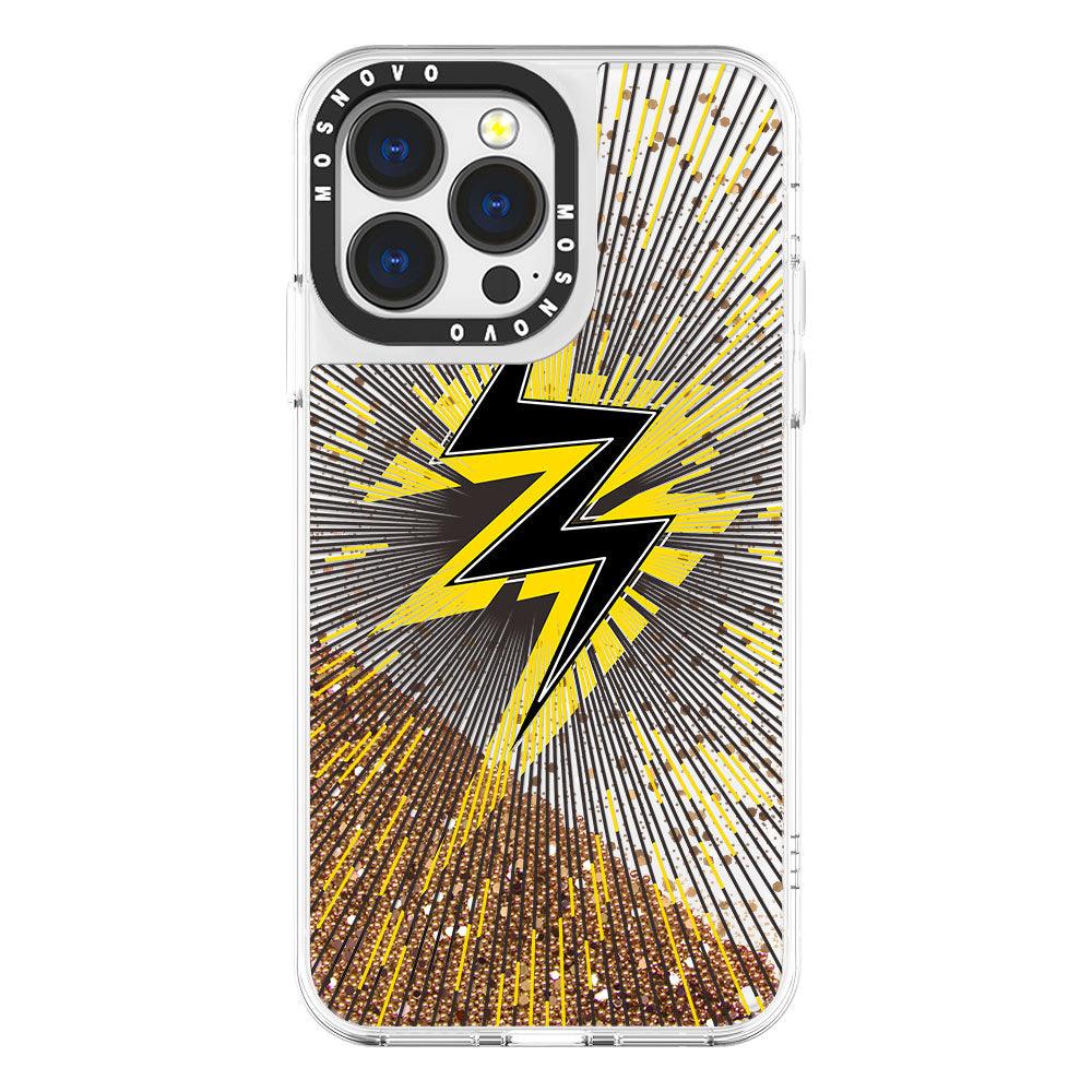 Lightning Glitter Phone Case - iPhone 13 Pro Case