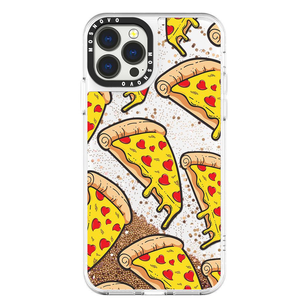 Pizza Glitter Phone Case - iPhone 13 Pro Max Case