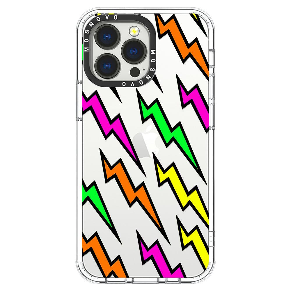 Colorful Lightning Phone Case - iPhone 13 Pro Case