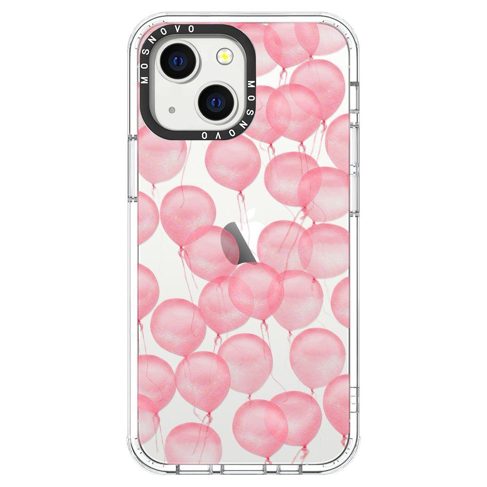 Pink Ballons Phone Case - iPhone 13 Mini Case