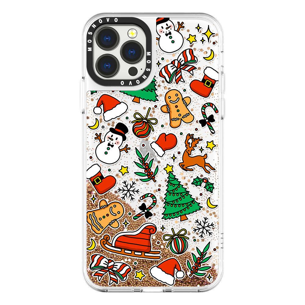 Christmas Decoration Glitter Phone Case - iPhone 13 Pro Max Case