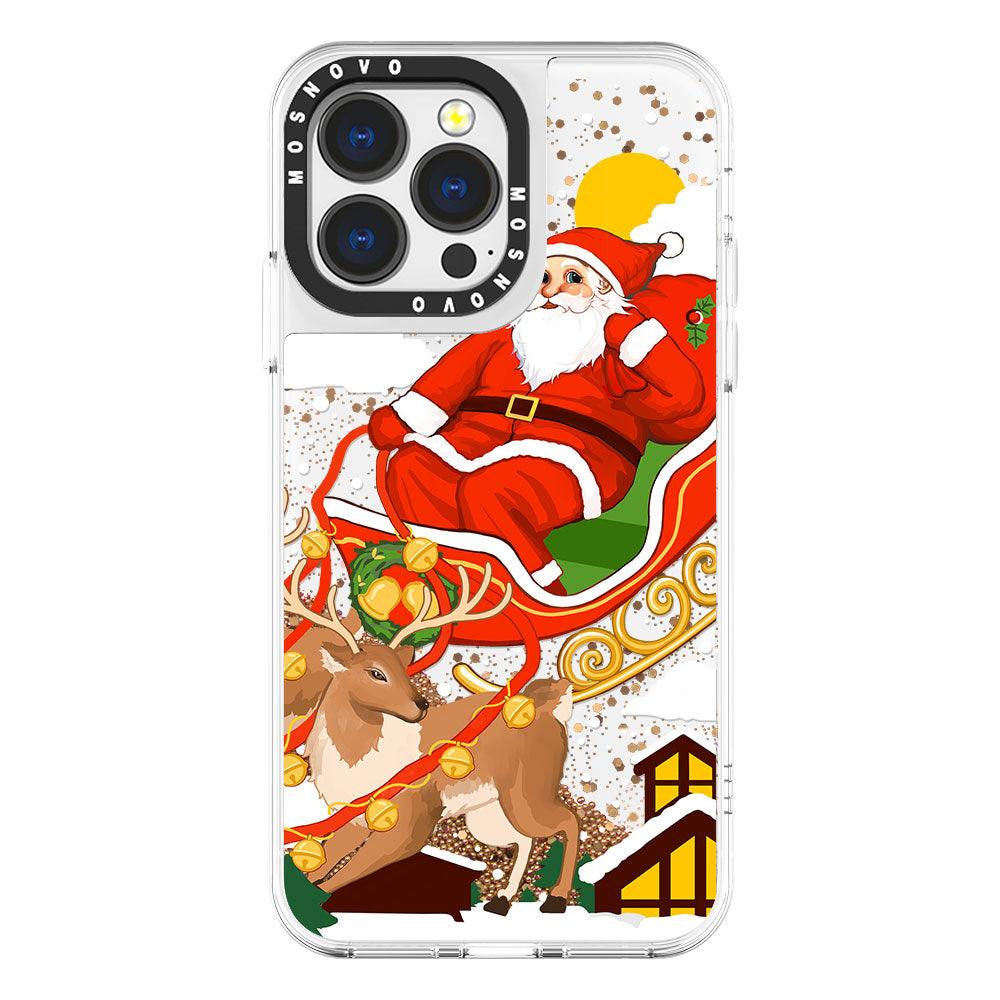 Santa Claus Glitter Phone Case - iPhone 13 Pro Case