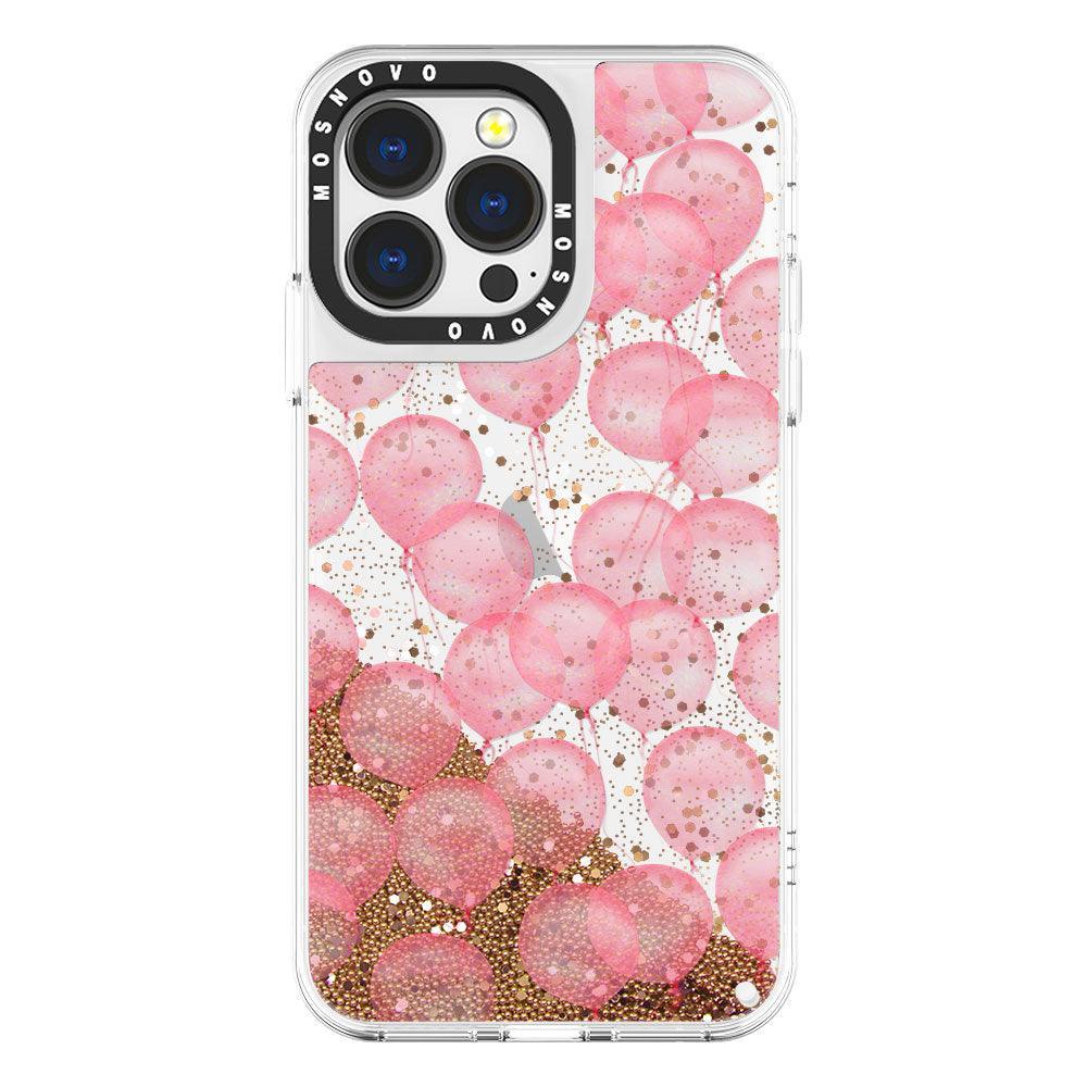 Ballons Glitter Phone Case - iPhone 13 Pro Case