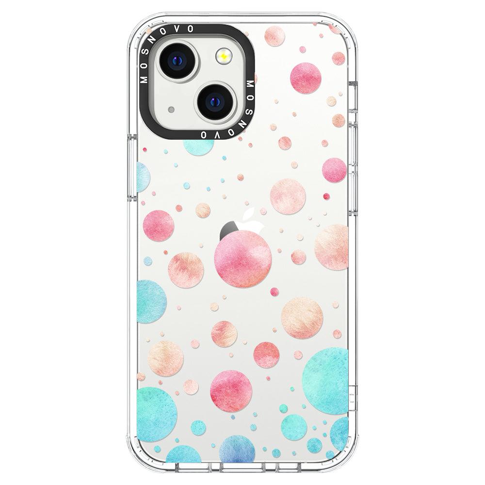 Watercolor Polka Dot Phone Case -  iPhone 13 Mini Case