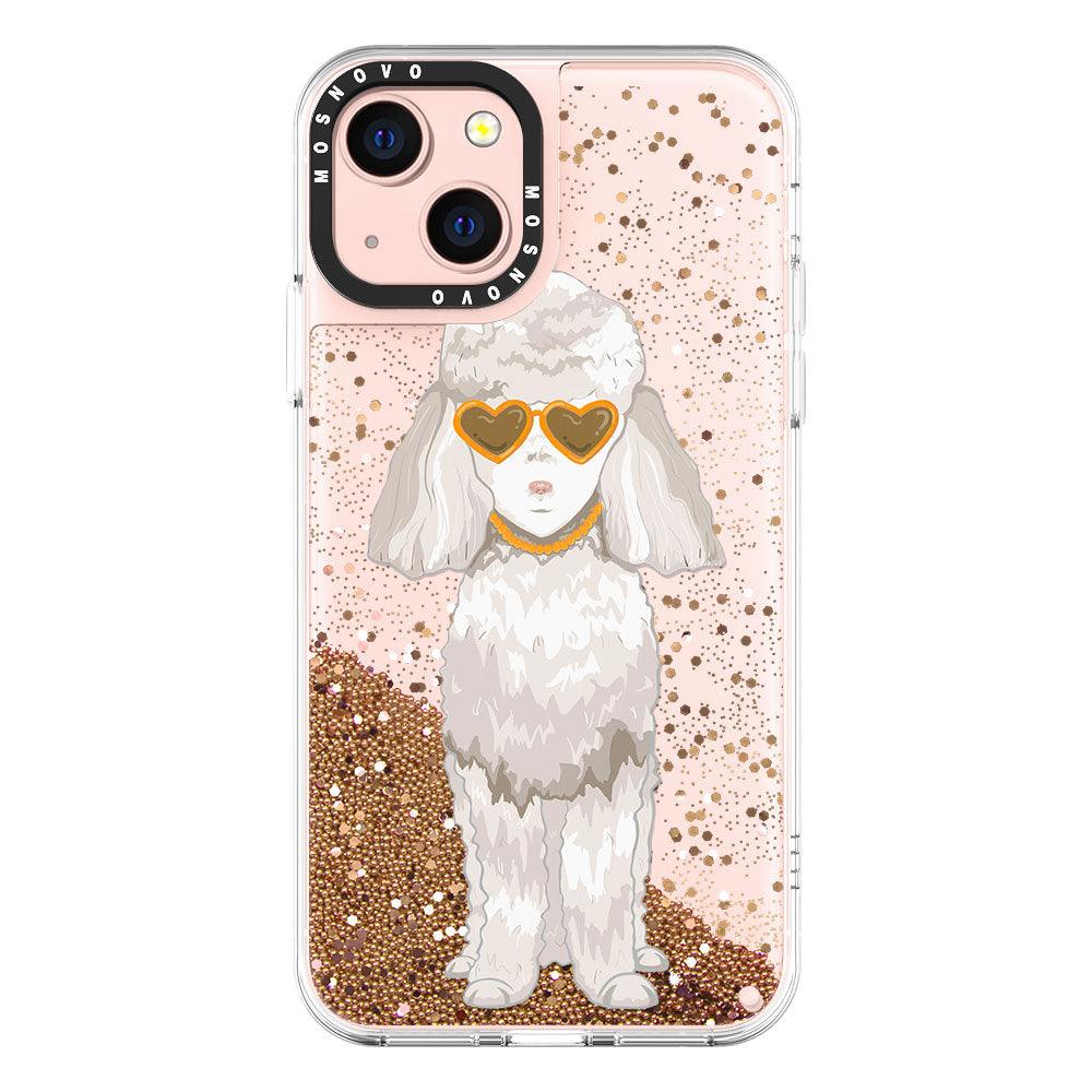 Poodle Glitter Phone Case - iPhone 13 Case