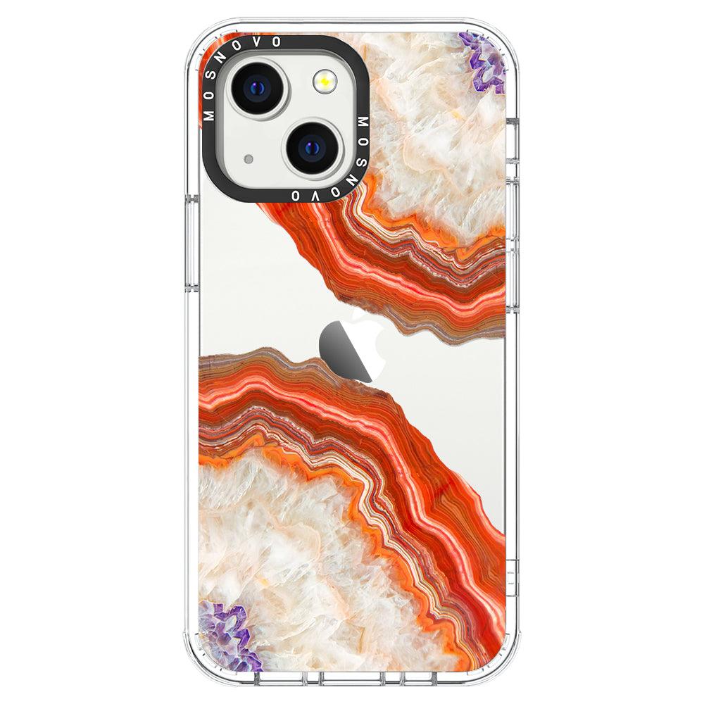 Agate Red Phone Case - iPhone 13 Mini Case