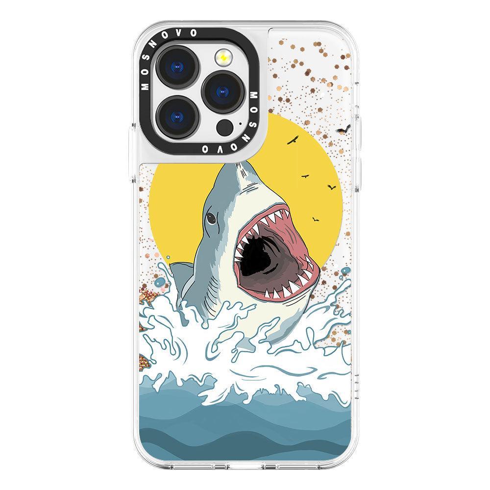 Shark Glitter Phone Case - iPhone 13 Pro Case