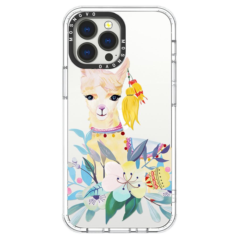 Boho Llama Phone Case - iPhone 13 Pro Max Case