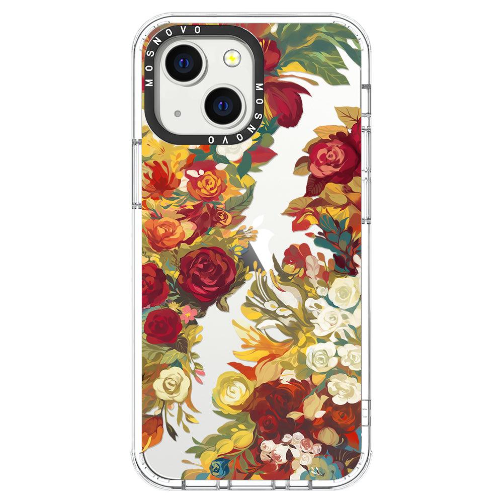 Vintage Flower Garden Phone Case - iPhone 13 Mini Case