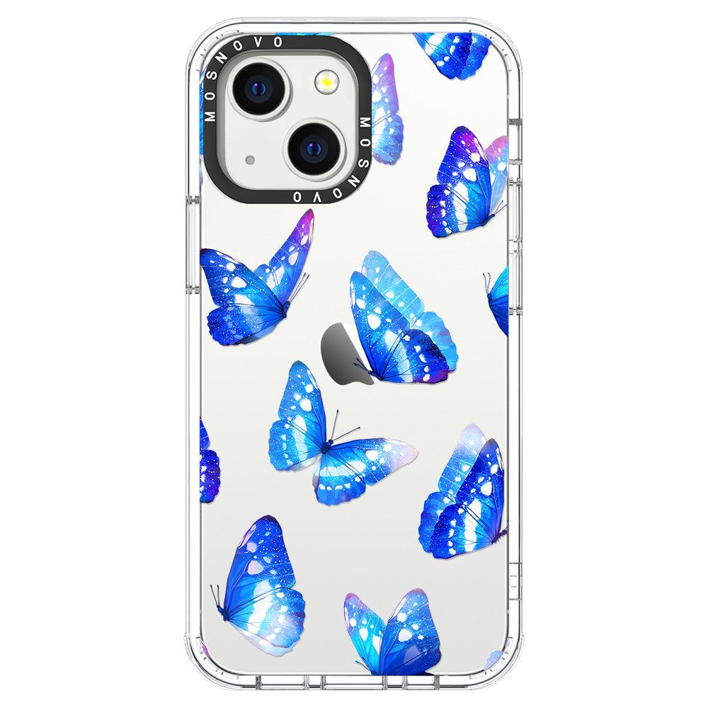 Blue Butterflies Phone Case - iPhone 13 Mini Case