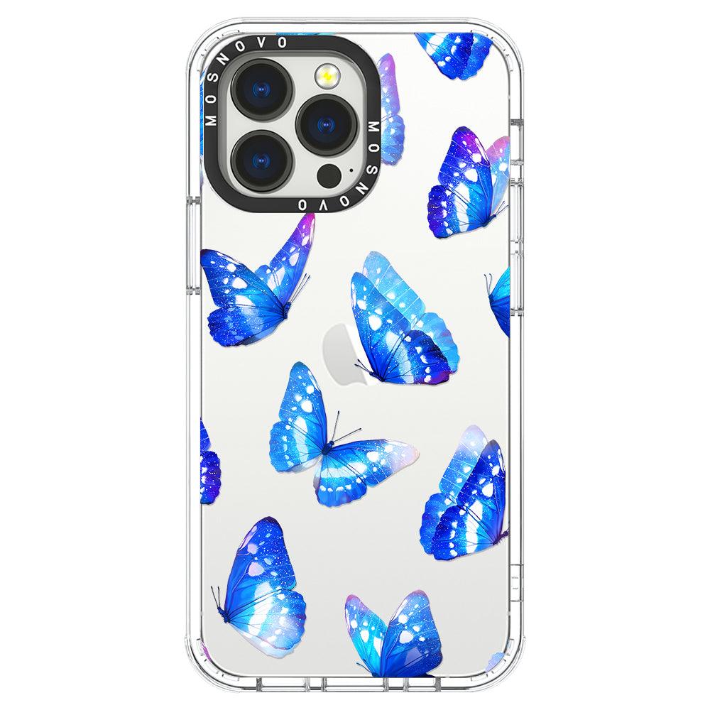 Blue Butterflies Phone Case - iPhone 13 Pro Case